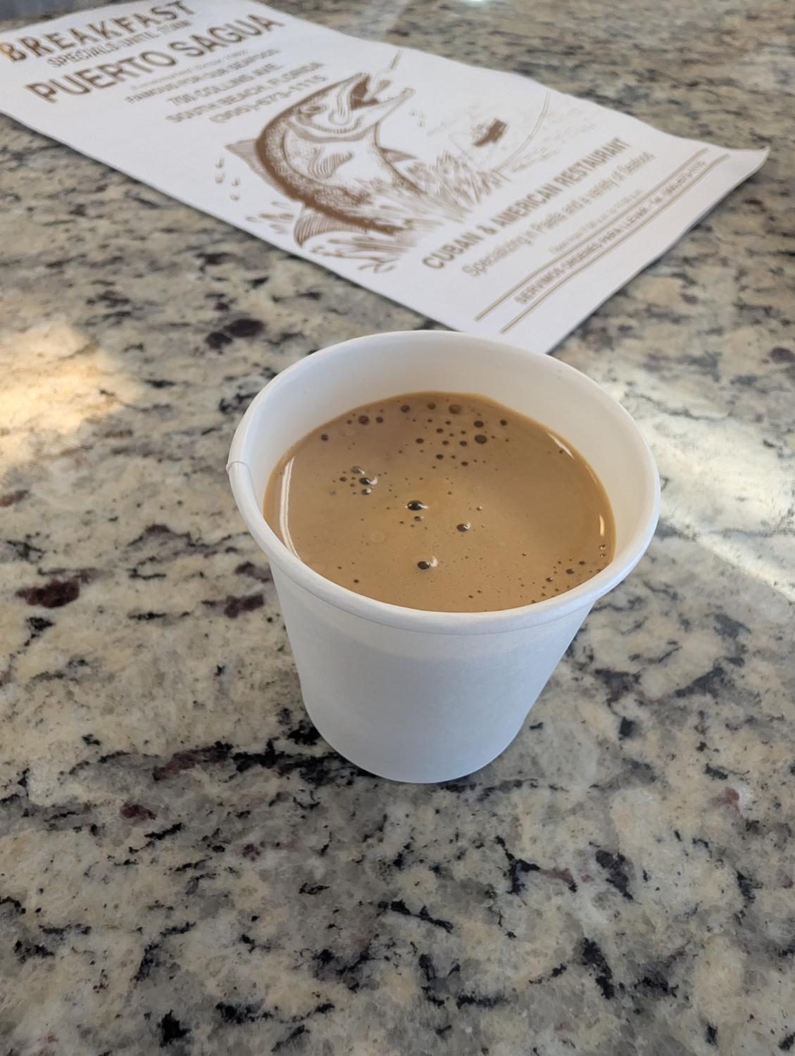 Cafecito on the Puerto Sagua granite