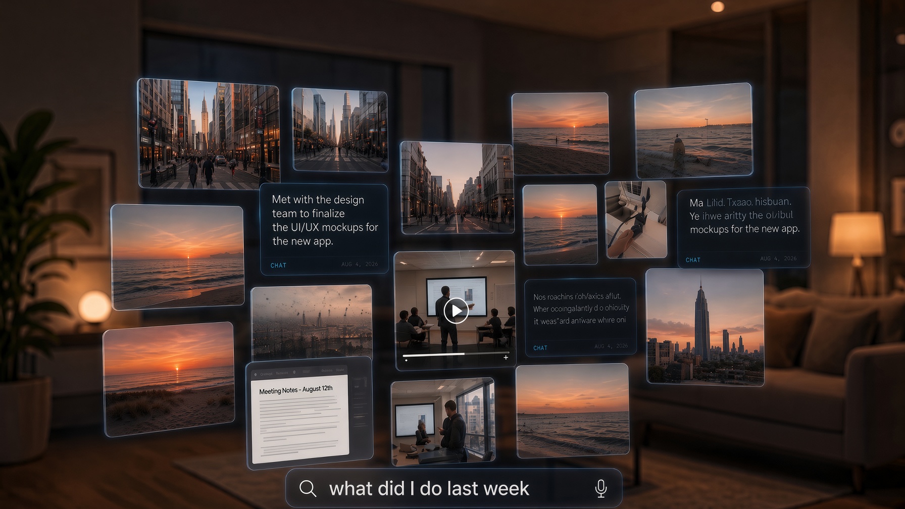 Knowledge Graph spatial / AR view